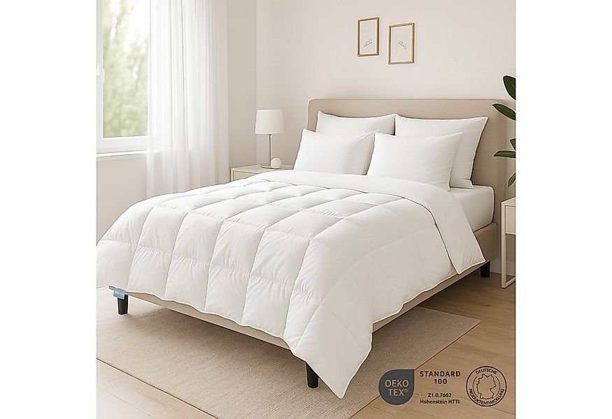 XDREAM Sommerbettdecke Daunendecke Nature, ultraleichte Kasettendecke, idea günstig online kaufen