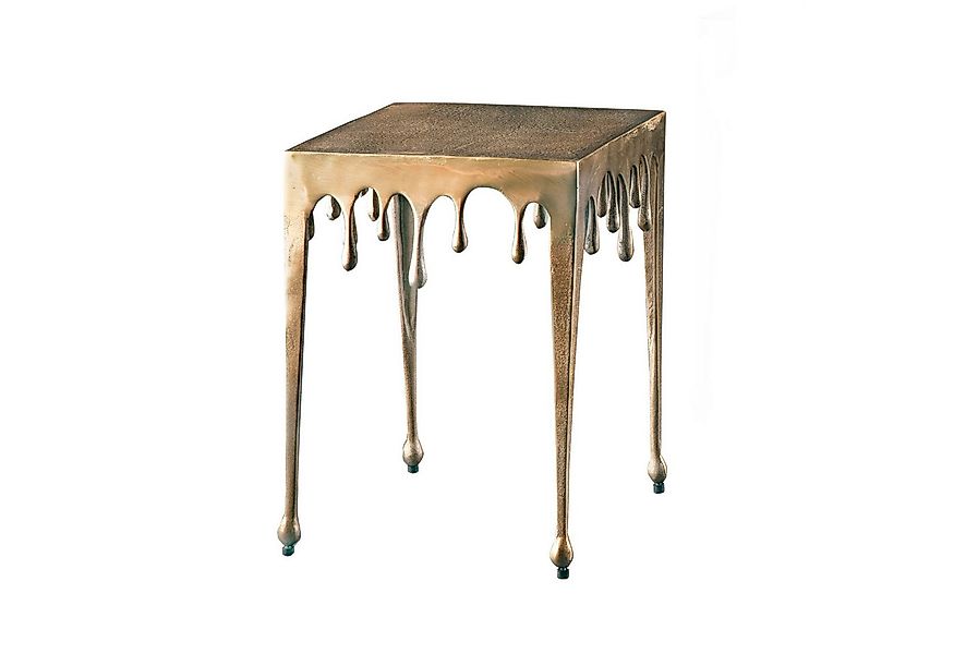 riess-ambiente Beistelltisch LIQUID LINE S 34cm gold, Wohnzimmertisch · Met günstig online kaufen