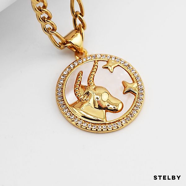 Stelby Kette mit Anhänger Sternzeichen Stier günstig online kaufen