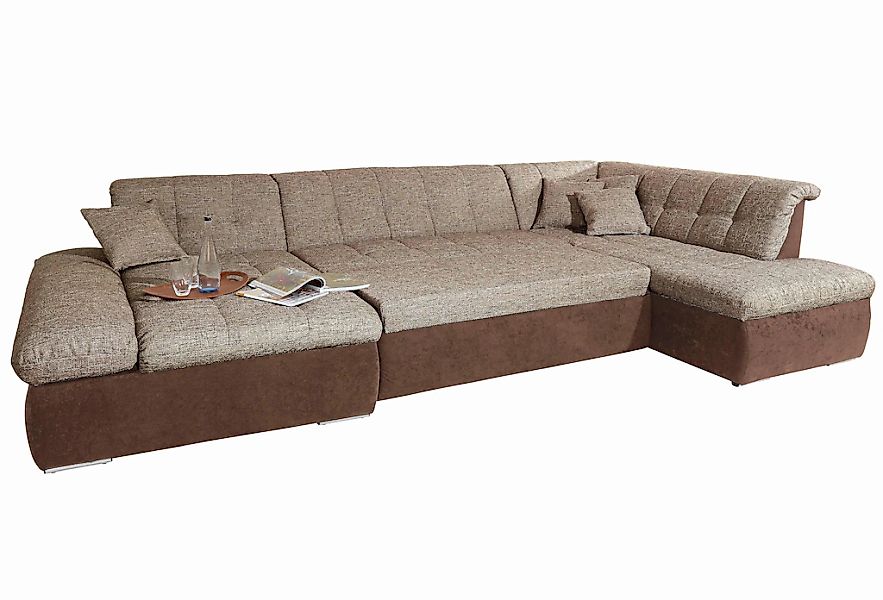 DOMO collection Wohnlandschaft "Moric U-Form auch in Cord", im XXL-Format, günstig online kaufen