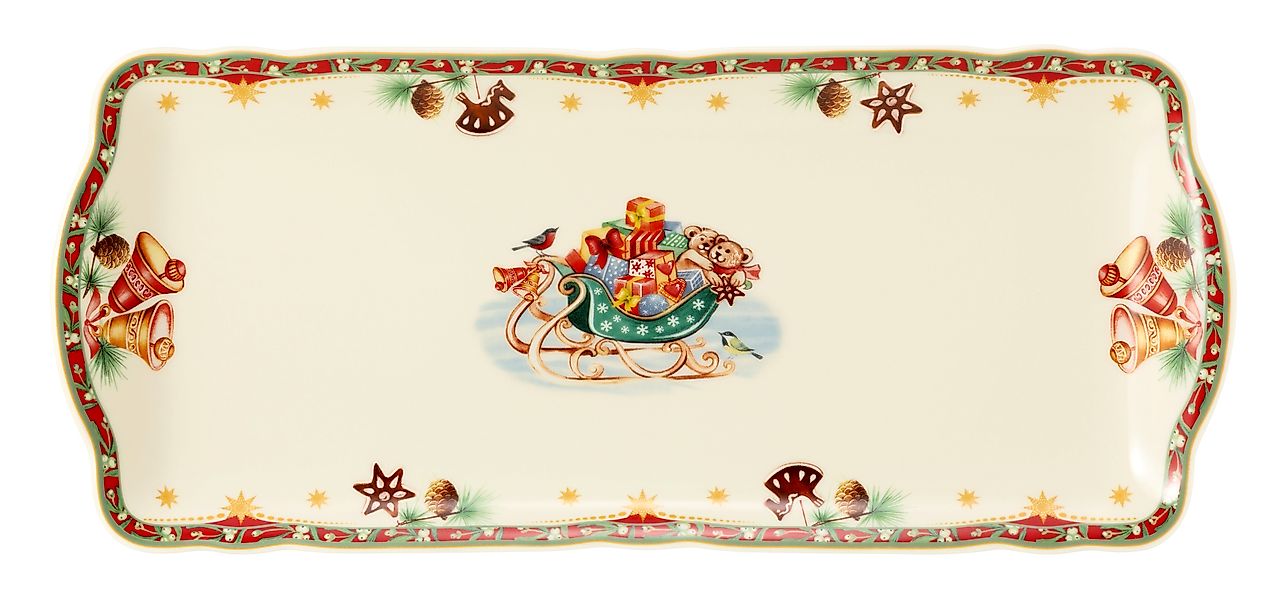 Seltmann Weiden Kuchenplatte »Marieluise, mit Weihnachtsmotiv« Servierplatt günstig online kaufen