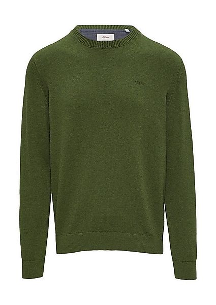 s.Oliver Rundhalspullover (1-tlg) langarm, Rundhals-Ausschnitt günstig online kaufen