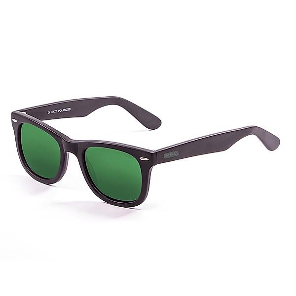 Lenoir Eyewear Biarritz Sonnenbrille CAT3 Frame Matte Black With Revo Green günstig online kaufen