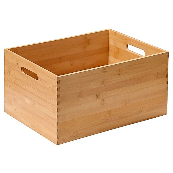 Kesper Aufbewahrungsbox Bambus Groß 38,5 cm x 28,5 cm x 20 cm günstig online kaufen