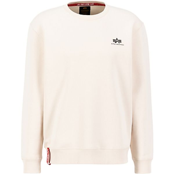 Alpha  Sweatshirt Basic Sweater Small Logo - jet stream white günstig online kaufen