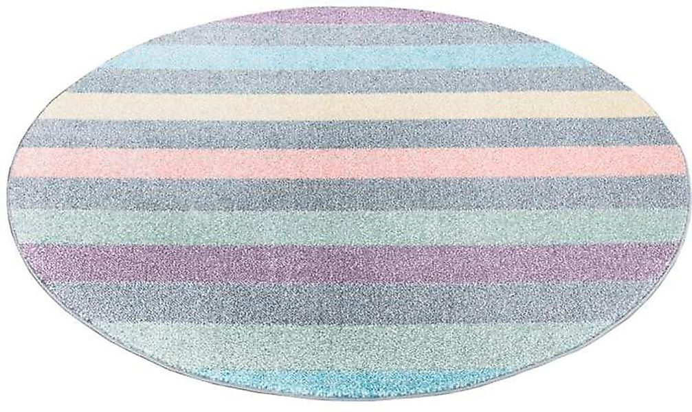 Carpet City Teppich "YOUNG955" rund 11 mm Höhe Moderner Jugend- Kinder Tepp günstig online kaufen