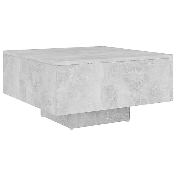 furnicato Couchtisch Betongrau 60x60x31,5 cm Holzwerkstoff günstig online kaufen