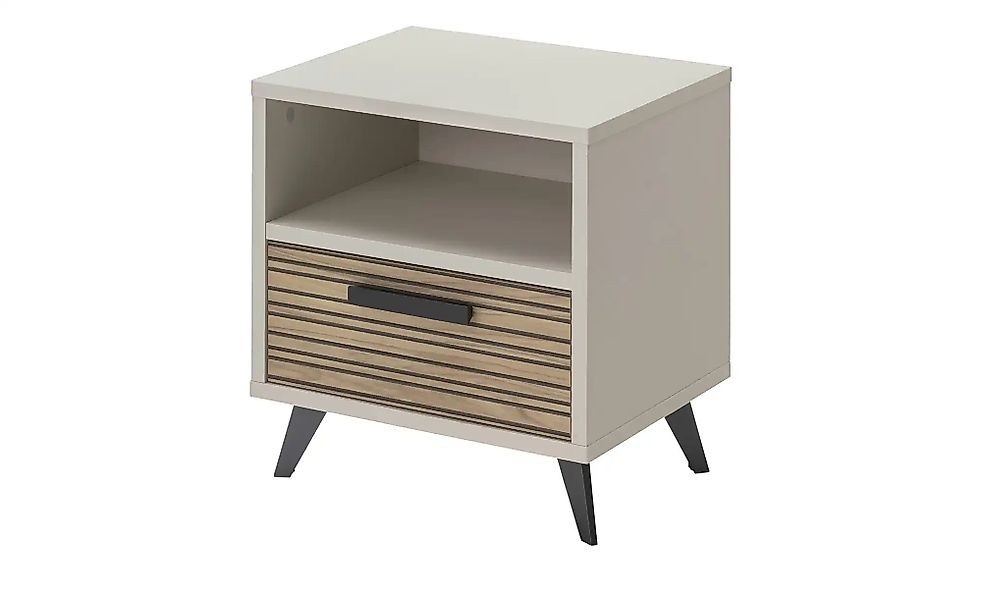 Nachtkommode  Bjarne ¦ beige ¦ Maße (cm): B: 50,4 H: 55,5 T: 40.5 Tische > günstig online kaufen