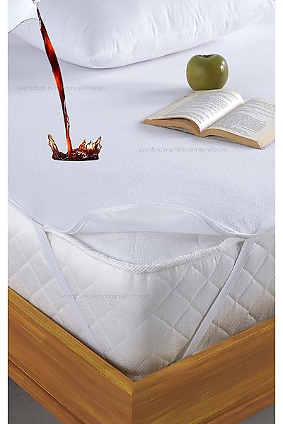 Matratzenschoner Matratzenschoner in Weiß mit 4 günstig online kaufen