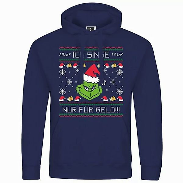 deinshirt Kapuzenpullover Herren Kapuzenpullover Ich singe nur für Geld Mit günstig online kaufen