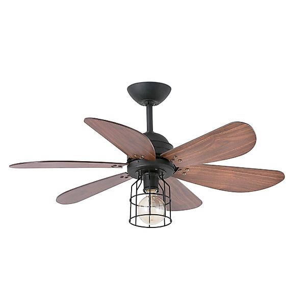 FARO Deckenventilator mit Beleuchtung und Fernbedienung Chicago 91 cm günstig online kaufen