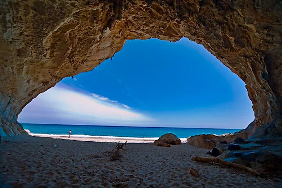 Papermoon Fototapete »Höhle Cala Luna Sardinien« günstig online kaufen