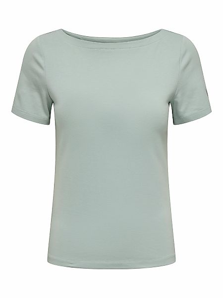 ONLY Kurzarmshirt "ONLLIVE LOVE LIFE S/S BOATNECK TOP JRS" günstig online kaufen