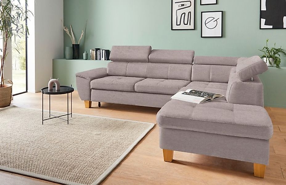 exxpo - sofa fashion Ecksofa »Enya, hoher Sitzkomfort, Breite 266cm, bequem günstig online kaufen