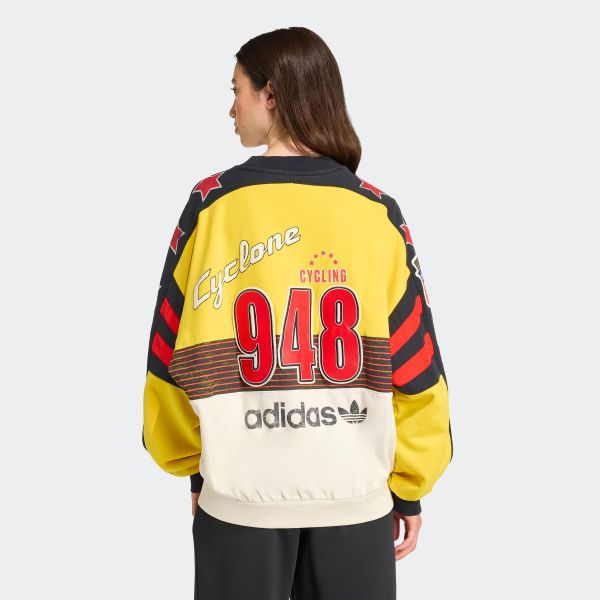 adidas Originals Sweatshirt "CYCLING CREW" Oversize - Sweat mit auffälligem günstig online kaufen