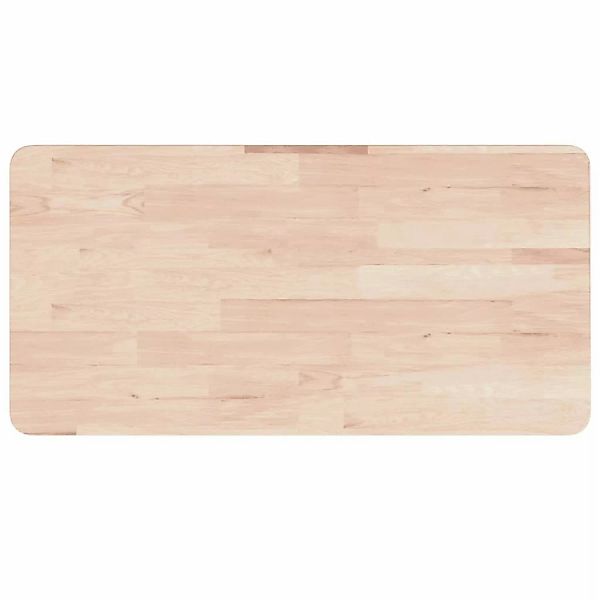 Vidaxl Waschtischplatte 100x60x4 Cm Massivholz Eiche Unbehandelt günstig online kaufen