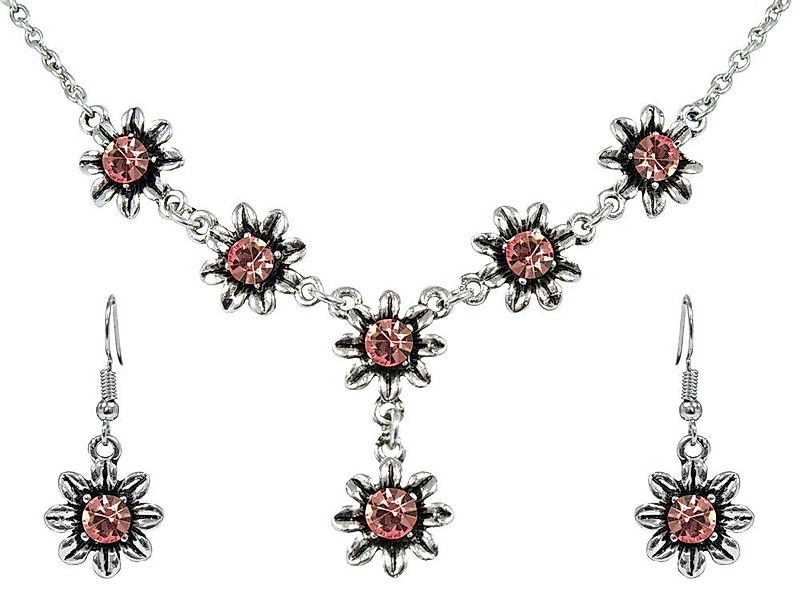 Trachtenland Kette mit Anhänger Blumen Collier günstig online kaufen