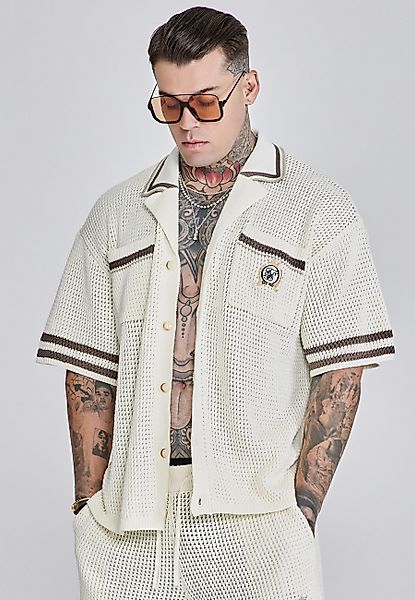 Siksilk Kurzarmhemd SikSilk Herren Gestricktes Hemd günstig online kaufen