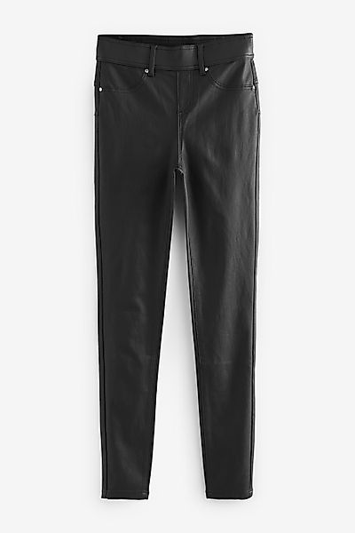Next Jeansleggings Figurformende, beschichtete Leggings, Kurzgröße günstig online kaufen