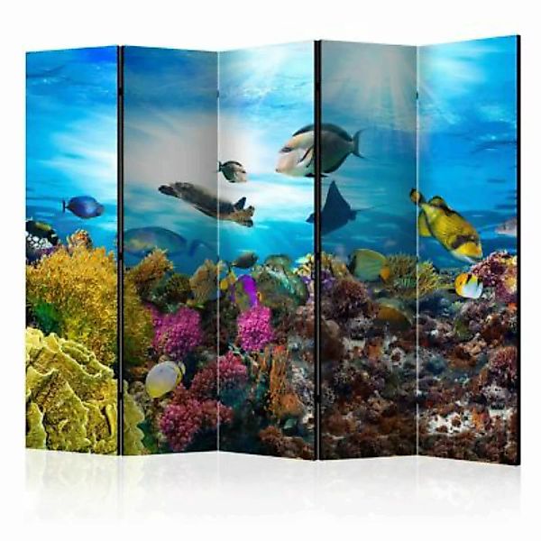 artgeist Paravent Coral reef II [Room Dividers] mehrfarbig Gr. 225 x 172 günstig online kaufen