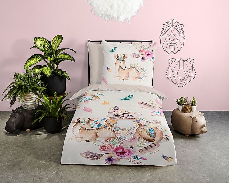 PURE luxury collection Kinderbettwäsche Meandra, Microfaser, günstig online kaufen