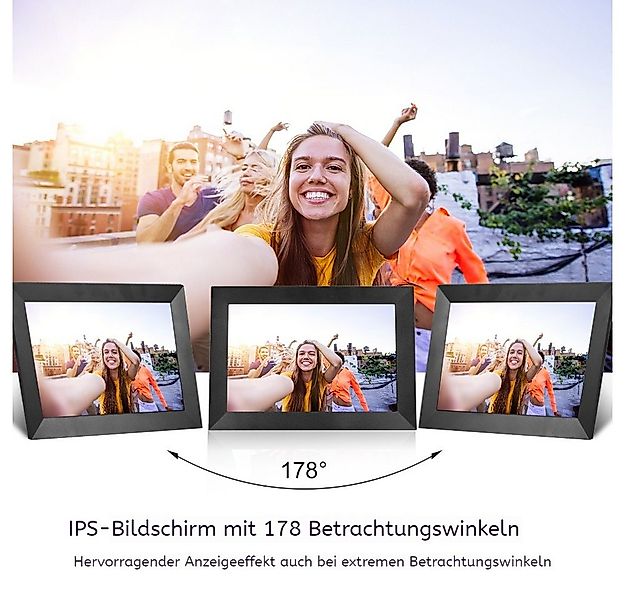 PRIISF Einsteck-Fotoalbum 10,1 Zoll Digitaler Bilderrahmen WLAN Elektronisc günstig online kaufen