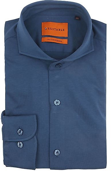 Suitable Sorona Hemd Denim Blau - Größe 38 günstig online kaufen