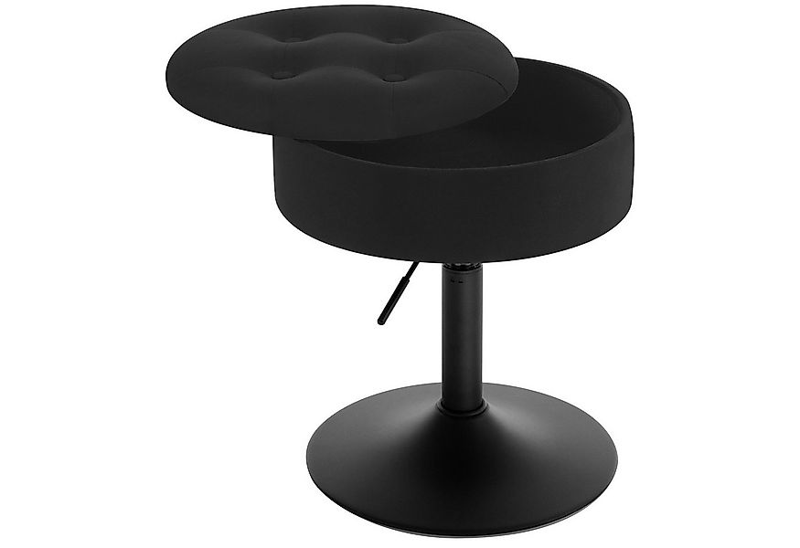 Woltu Drehhocker (1 St), Barhocker mit Stauraum drehbar höhenverstellbar günstig online kaufen