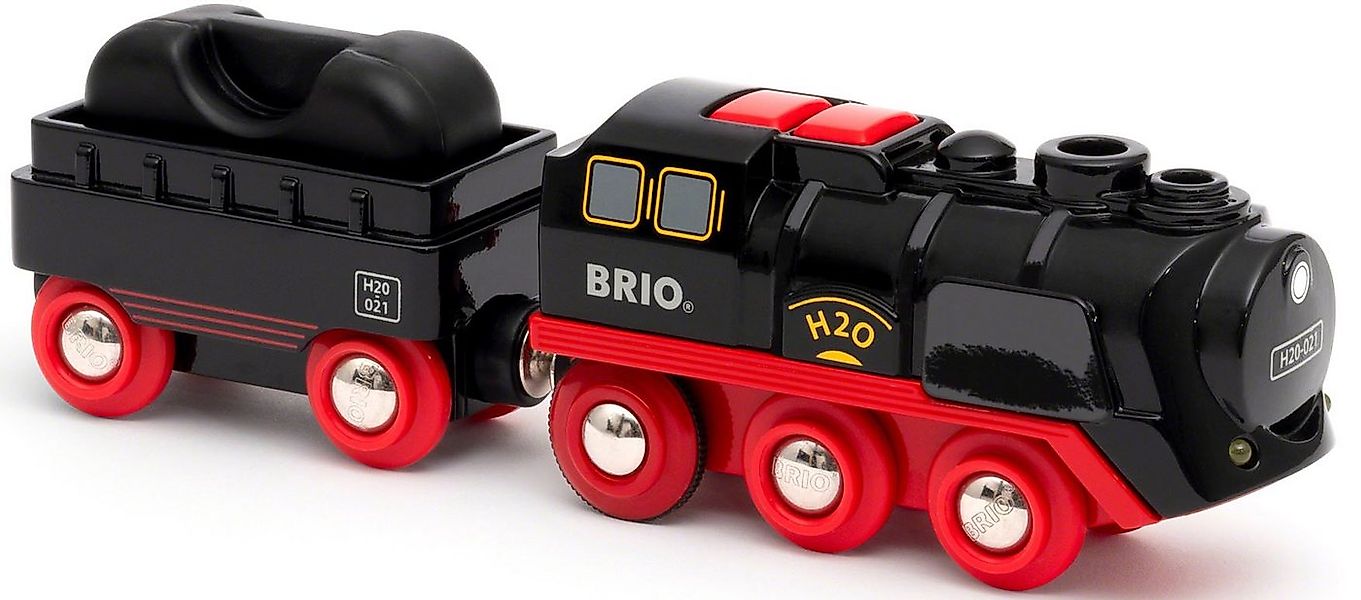 BRIO® Spielzeug-Zug Batterie-Dampflok mit Wassertank, mit Licht- und Dampff günstig online kaufen