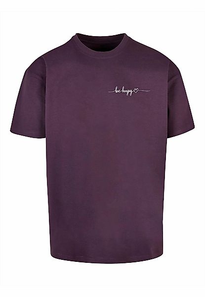 Merchcode T-Shirt "Merchcode Herren Be Happy Heavy Oversize Tee", (1 tlg.) günstig online kaufen