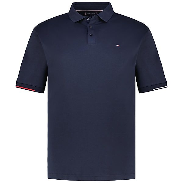 Tommy Hilfiger Poloshirt aus Baumwoll-Jersey Farbe marine Größe: 5XL günstig online kaufen