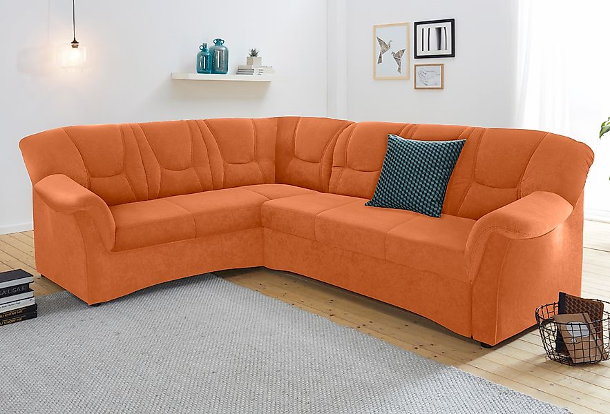 DOMO collection Ecksofa »Sarafina zeitlos und komfortabel, optional mit Fed günstig online kaufen