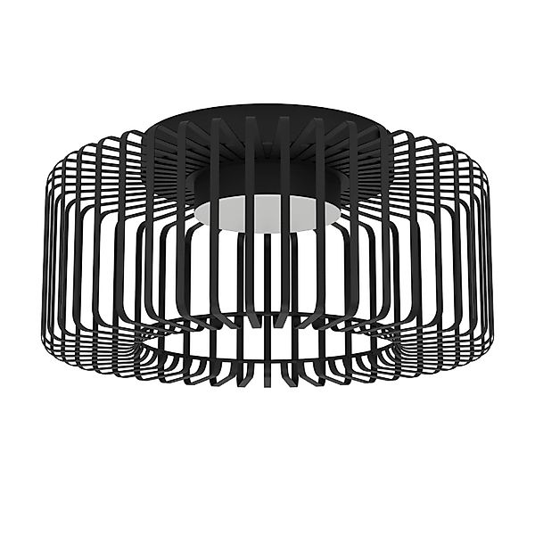 Eglo LED-Deckenleuchte Ginestrone-Z RGB/CCT Ø 46 cm Schwarz - Weiß günstig online kaufen
