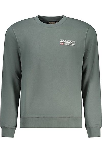 Napapijri Sweatshirt Grünes Herren-Sweatshirt: Regular Fit, Gefüttert günstig online kaufen