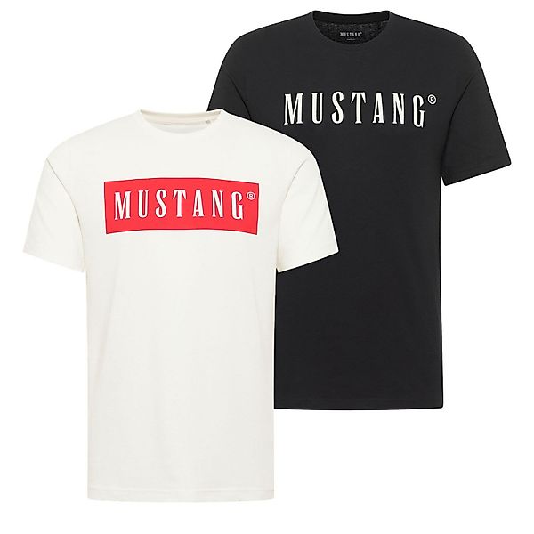 MUSTANG T-Shirt T-Shirt Austin (Set, 2er günstig online kaufen