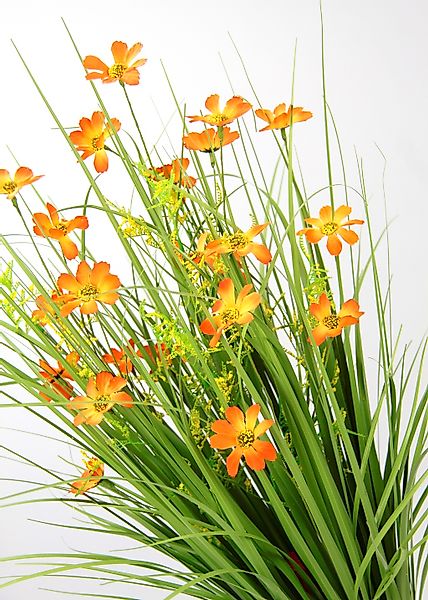 Kunstgras Mit Cosmeablüten, I.GE.A., Höhe 68 günstig online kaufen