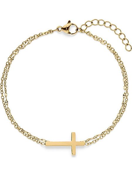 s.Oliver Armband S.Oliver Damen-Armband Edelstahl Kreuz günstig online kaufen