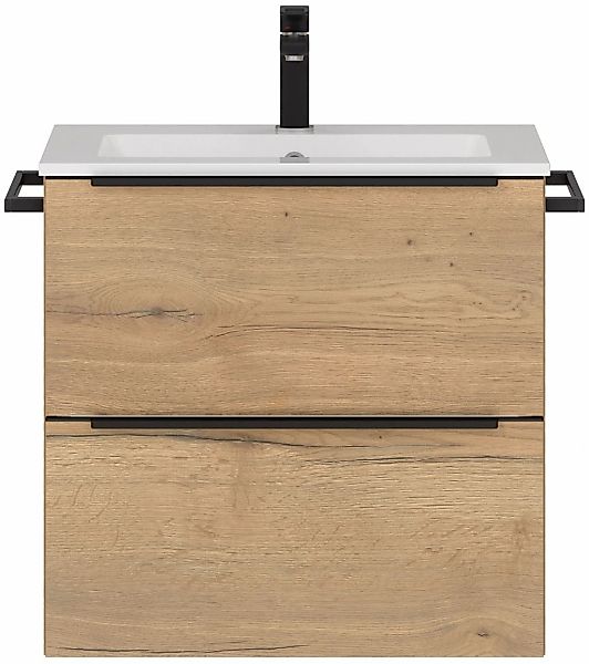 nobilia Waschtisch-Set "Levere" vormontiert, mit Soft-Close, 1 Stk. tlg. günstig online kaufen