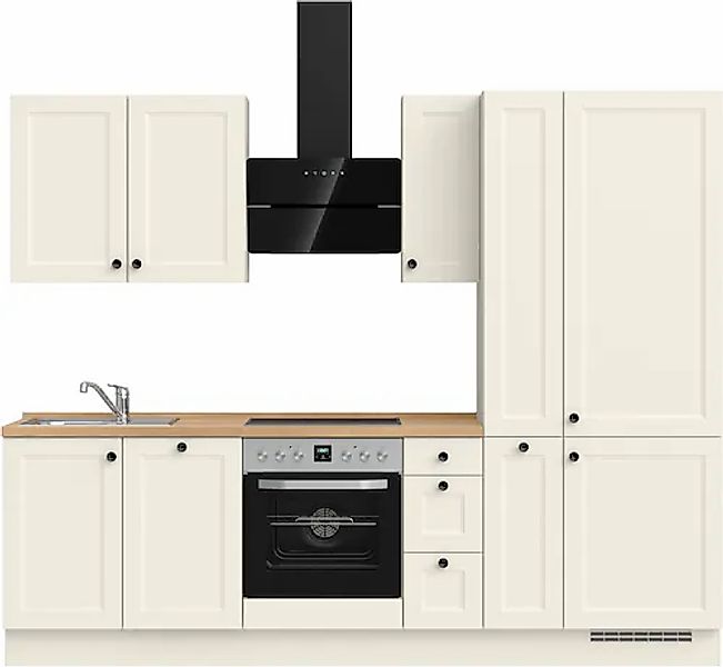 nobilia® Küchenzeile »"Cascada II"«, vormontiert, Breite 270 cm, Ausrichtun günstig online kaufen