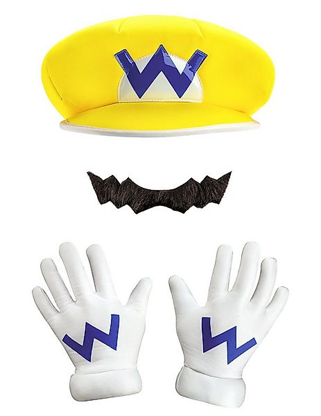 Disguise Kostüm Wario Verkleidungs-Set Nintendo Lizenzartikel bunt günstig online kaufen
