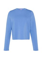 QS Sweatshirt Sweatshirt Verkürztes Sweatshirt aus günstig online kaufen