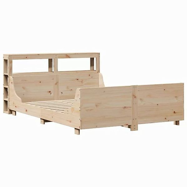 vidaXL Bettgestell Massivholzbett ohne Matratze 120x200 cm Kiefernholz Bett günstig online kaufen