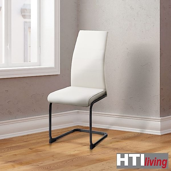 HTI-Living Freischwinger Schwingstuhl SallyP PU Beige günstig online kaufen