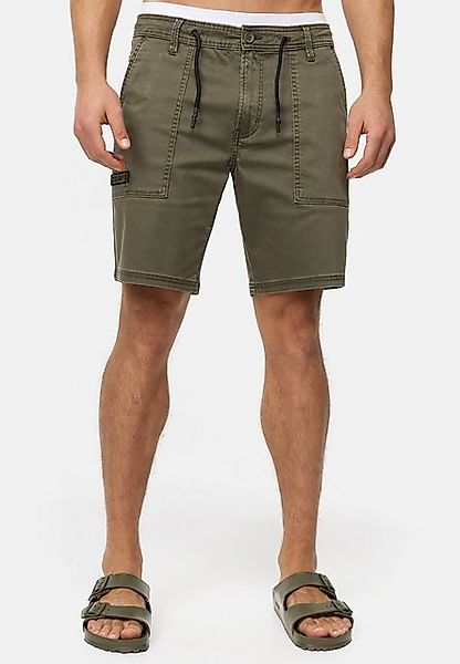 Indicode Chinoshorts INDiago mit aufgesetzten Taschen & Kordeln günstig online kaufen