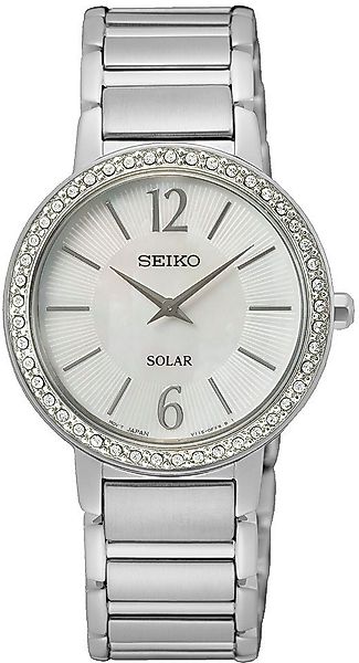 Seiko Solaruhr SUP467P1, Armbanduhr, Damenuhr, Perlmutt-Zifferblatt, Krista günstig online kaufen