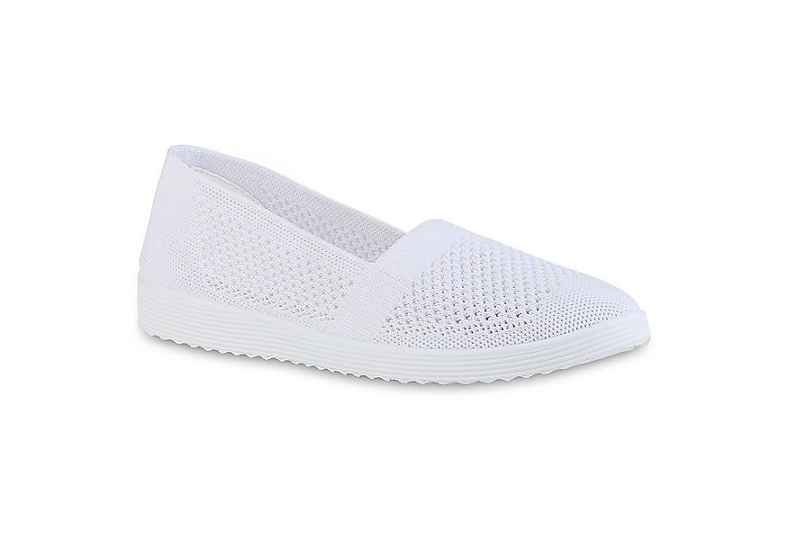VAN HILL 841602 Slipper Damen Slip Ons Slippers Bequeme Strick Profil-Sohle günstig online kaufen
