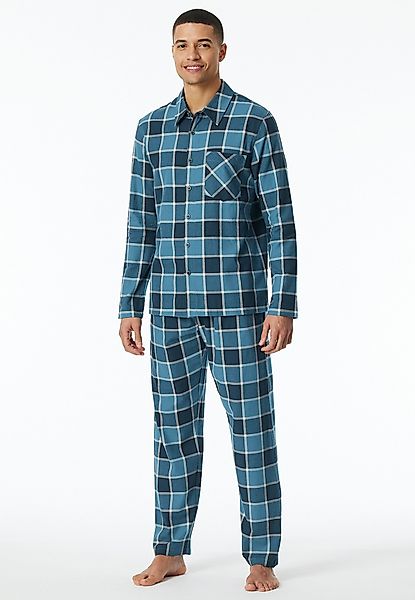 Schiesser Schlafanzug "Selected Premium Warming" 2 Stk. tlg., Brusttasche, günstig online kaufen