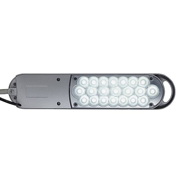 LED-Tischleuchte MAULatlantic, silber, Höhe 41 cm, Standfuß günstig online kaufen