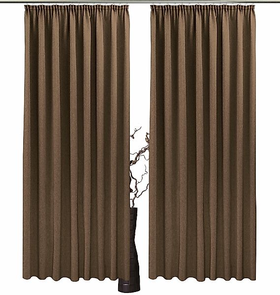 VHG Vorhang Una, Kräuselband (2 St), günstig online kaufen