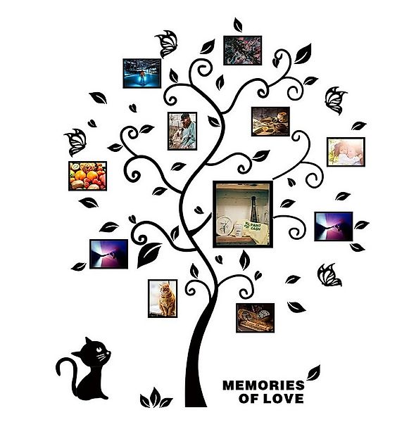 zggzerg 3D Wandpaneel Zggzerg 3D Wandaufkleber Baum Wandtattoo DIY Wandaufk günstig online kaufen